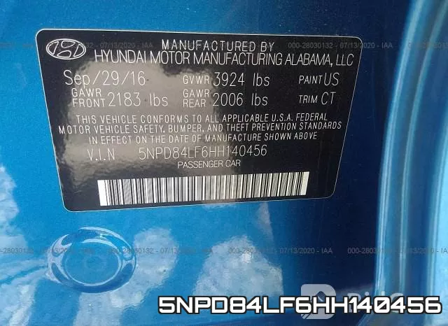 5NPD84LF6HH140456 фото 10