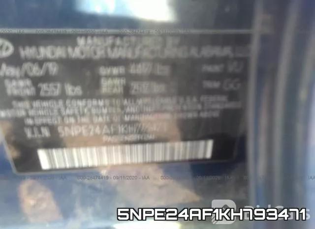 5NPE24AF1KH793471 фото 10