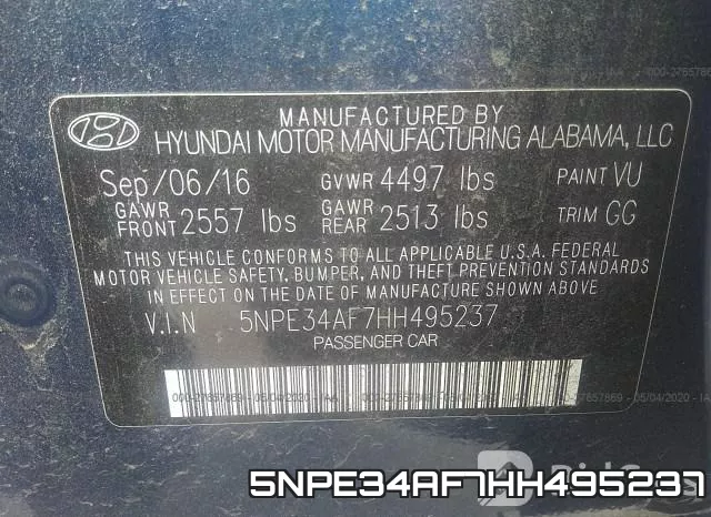 5NPE34AF7HH495237 фото 10