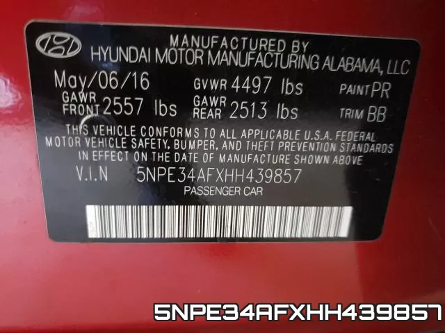 5NPE34AFXHH439857 фото 2