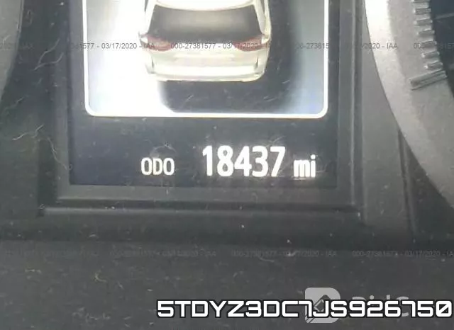 5TDYZ3DC7JS926750 фото 8
