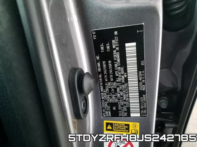 5TDYZRFH8JS242785 фото 2