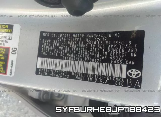 5YFBURHE8JP788423 фото 10