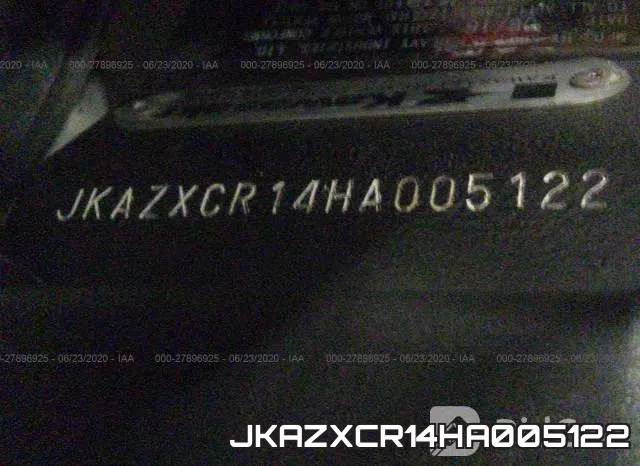 JKAZXCR14HA005122 фото 2