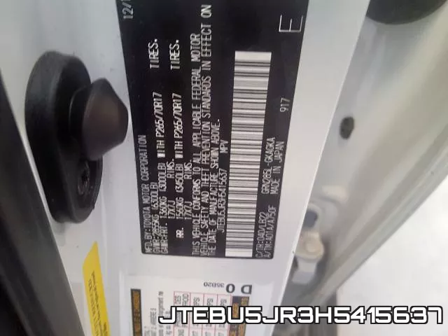 JTEBU5JR3H5415637 фото 2