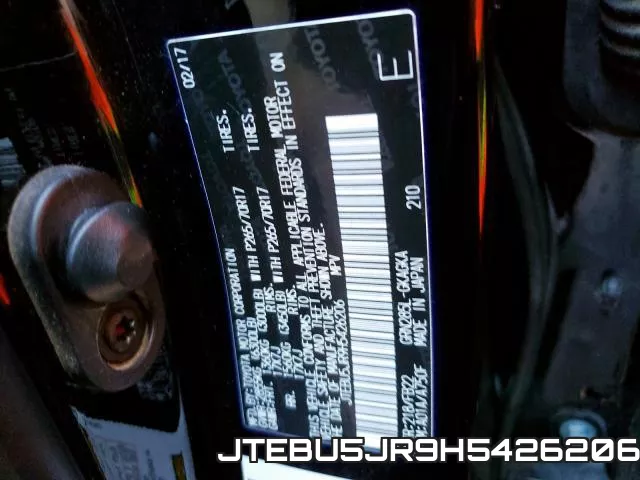 JTEBU5JR9H5426206 фото 2