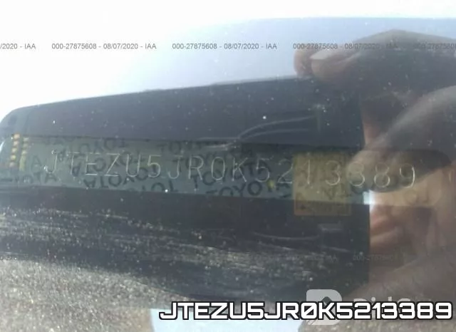 JTEZU5JR0K5213389 фото 10