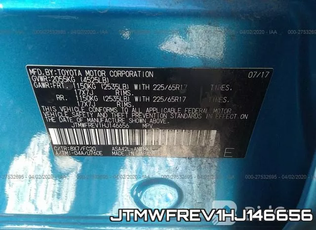 JTMWFREV1HJ146656 фото 10