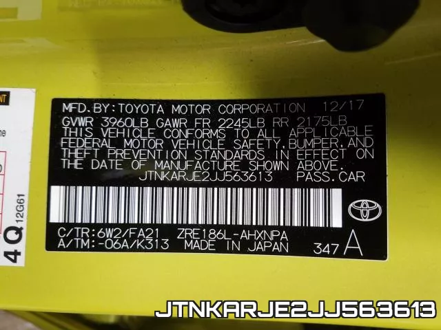 JTNKARJE2JJ563613 фото 2