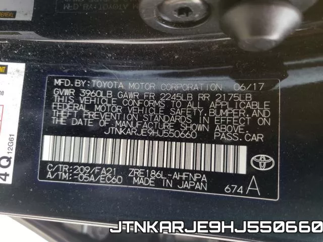 JTNKARJE9HJ550660 фото 2