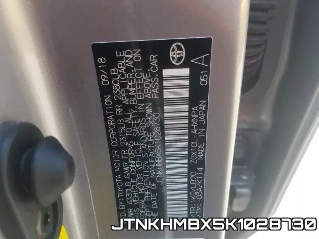 JTNKHMBX5K1028730 фото 2