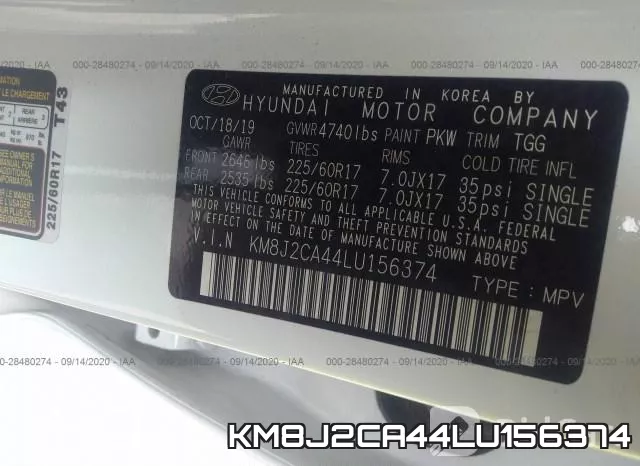 KM8J2CA44LU156374 фото 10