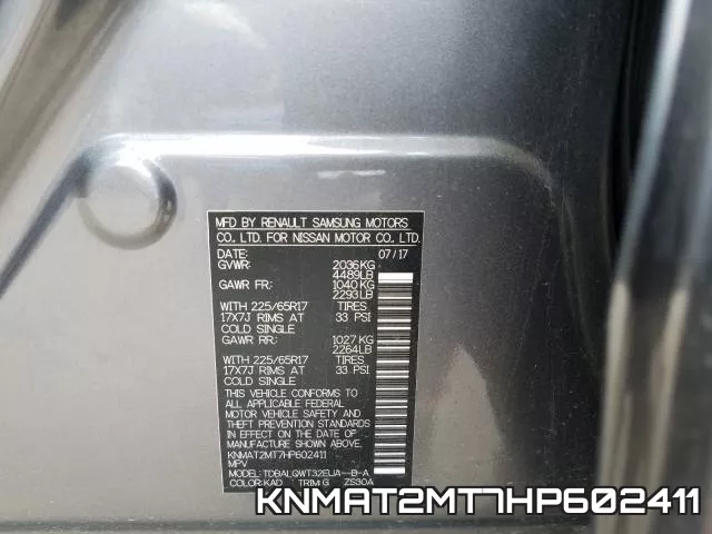 KNMAT2MT7HP602411 фото 2