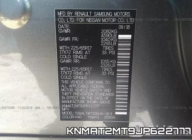 KNMAT2MT9JP622777 фото 10