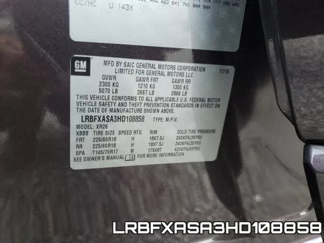 LRBFXASA3HD108858 фото 2