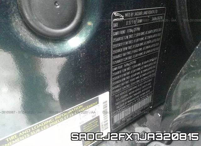 SADCJ2FX7JA320815 фото 10