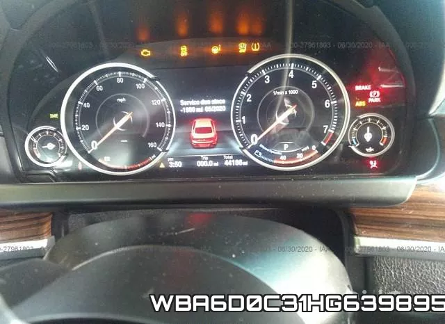 WBA6D0C31HG639895 фото 8