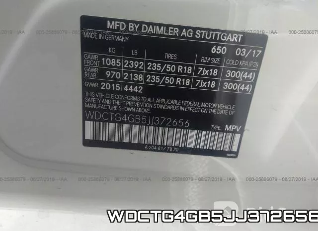 WDCTG4GB5JJ372656 фото 10