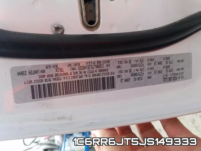 1C6RR6JT5JS149333 фото 2