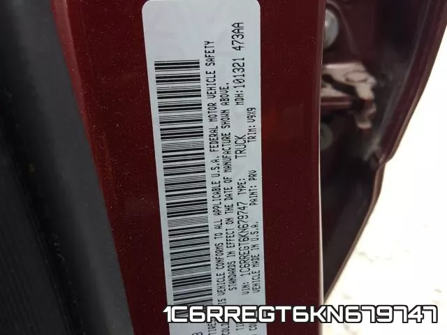 1C6RREGT6KN679747 фото 2