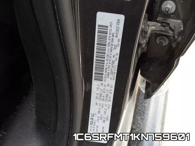 1C6SRFMT1KN759601 фото 2