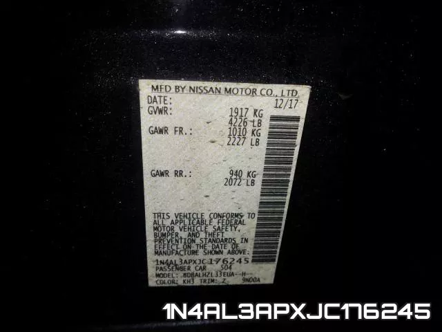 1N4AL3APXJC176245 фото 2