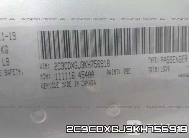 2C3CDXGJ3KH756918 фото 10