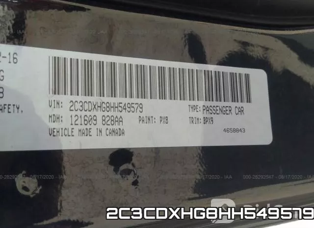 2C3CDXHG8HH549579 фото 10