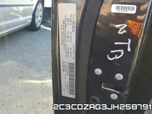 2C3CDZAG3JH258791 фото 2