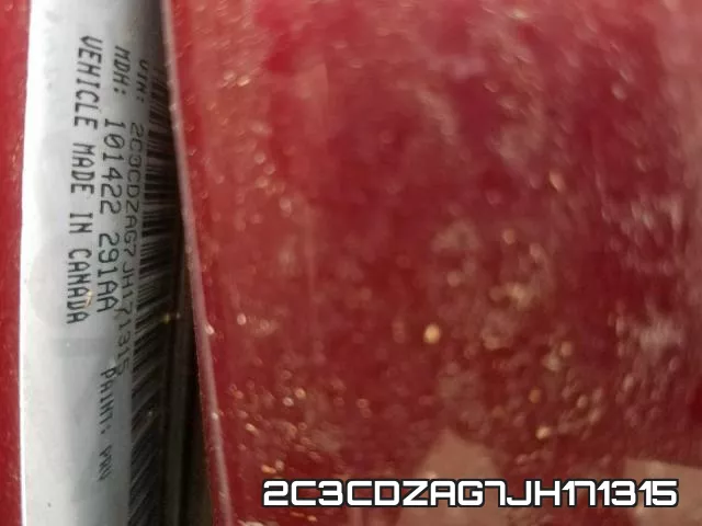 2C3CDZAG7JH171315 фото 2