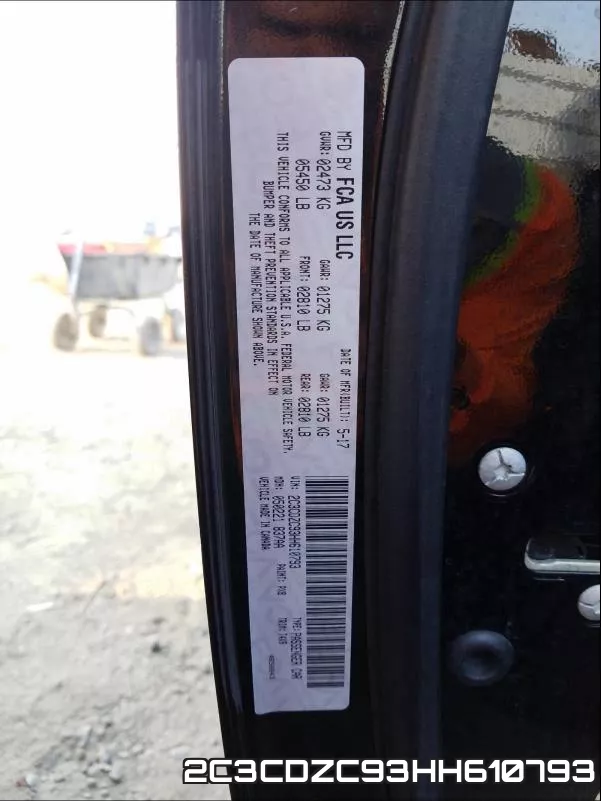 2C3CDZC93HH610793 фото 2