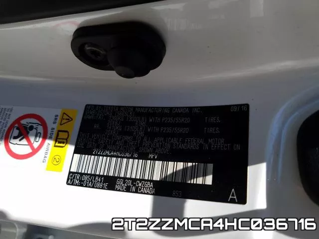 2T2ZZMCA4HC036716 фото 2