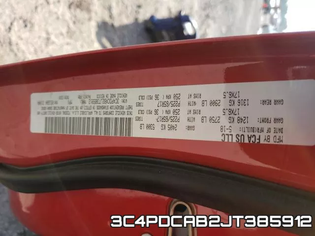 3C4PDCAB2JT385912 фото 2