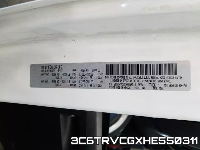 3C6TRVCGXHE550311 фото 2