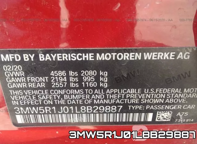 3MW5R1J01L8B29887 фото 10