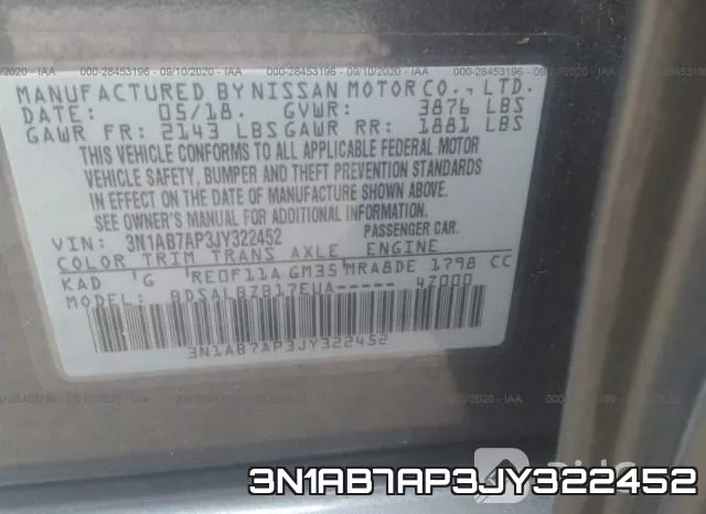 3N1AB7AP3JY322452 фото 10