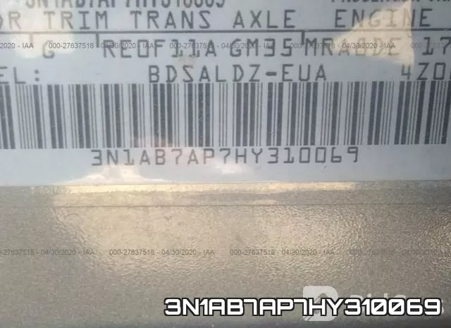 3N1AB7AP7HY310069 фото 10
