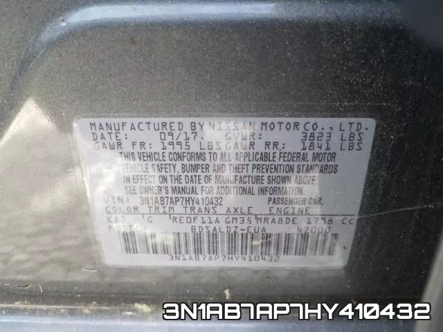 3N1AB7AP7HY410432 фото 2