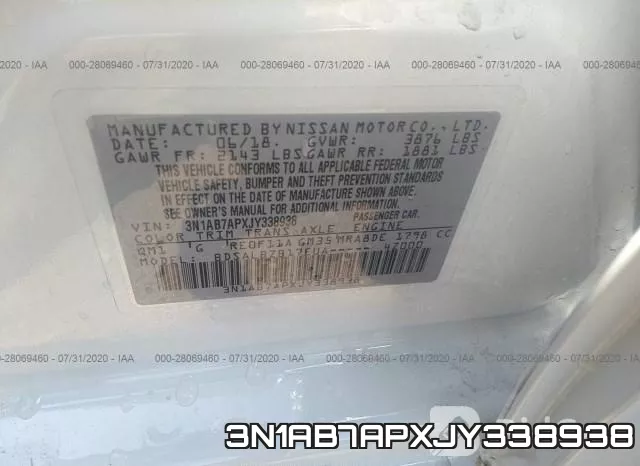 3N1AB7APXJY338938 фото 10