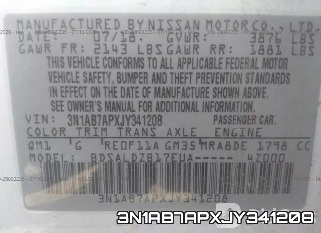 3N1AB7APXJY341208 фото 10