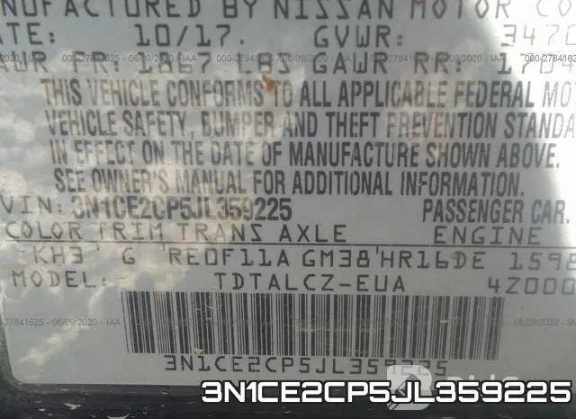 3N1CE2CP5JL359225 фото 10