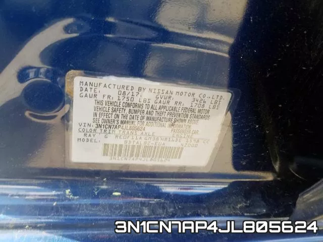 3N1CN7AP4JL805624 фото 2