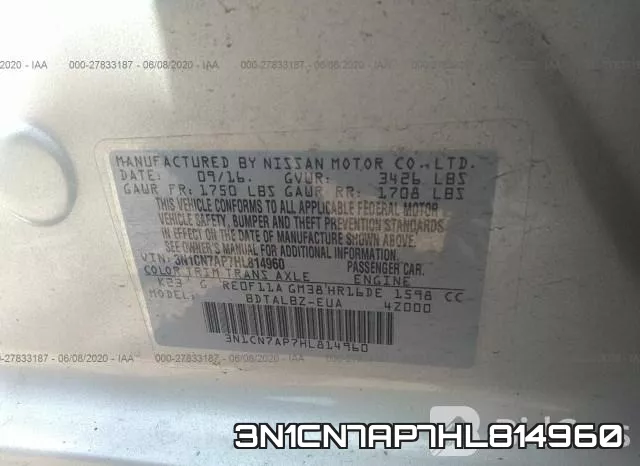 3N1CN7AP7HL814960 фото 10
