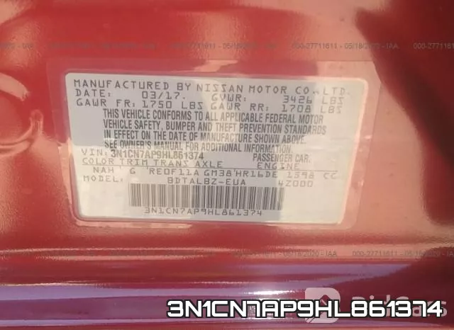 3N1CN7AP9HL861374 фото 10