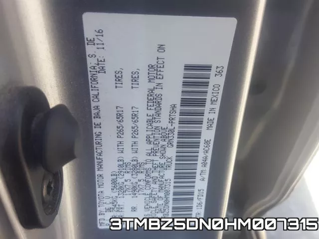 3TMBZ5DN0HM007315 фото 2