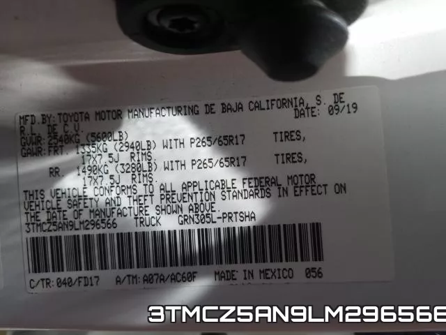 3TMCZ5AN9LM296566 фото 2