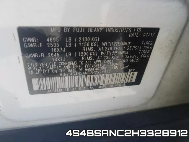 4S4BSANC2H3328912 фото 2