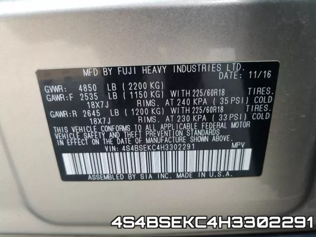 4S4BSEKC4H3302291 фото 2