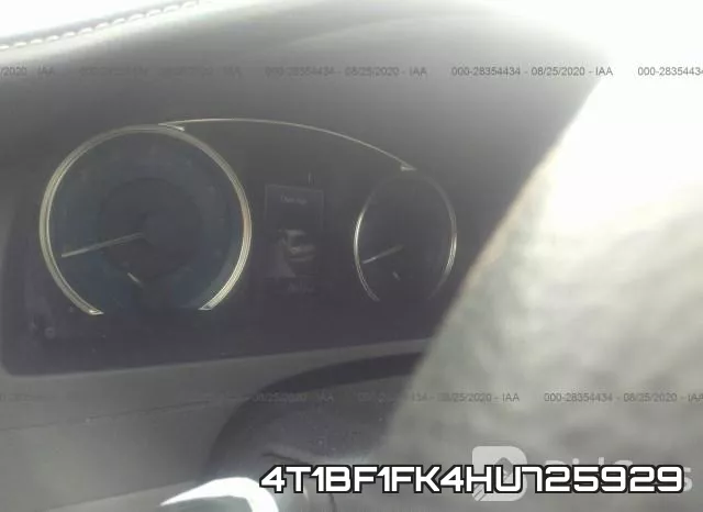4T1BF1FK4HU725929 фото 7