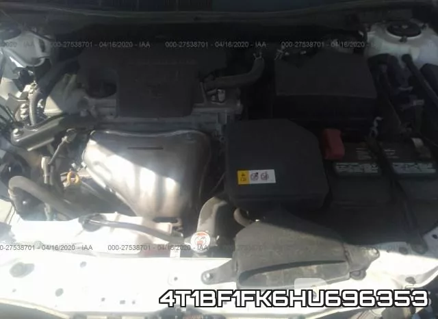 4T1BF1FK6HU696353 фото 2